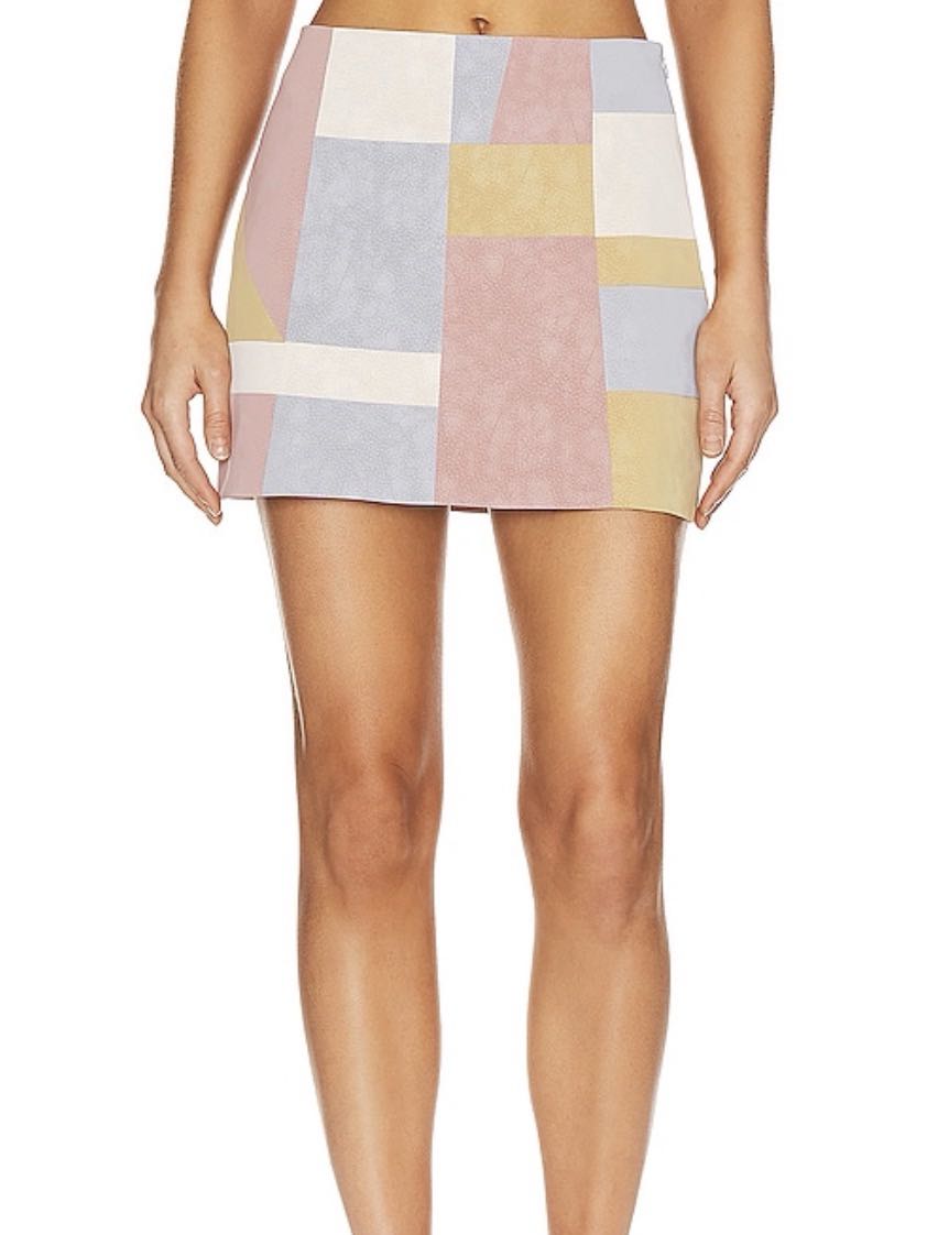 Alexis suede mini skirt