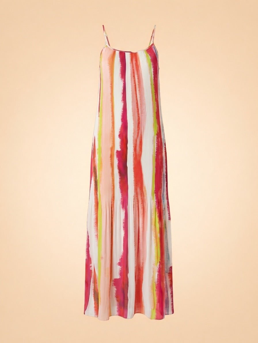 Bon Voyage Print Maxi Dress