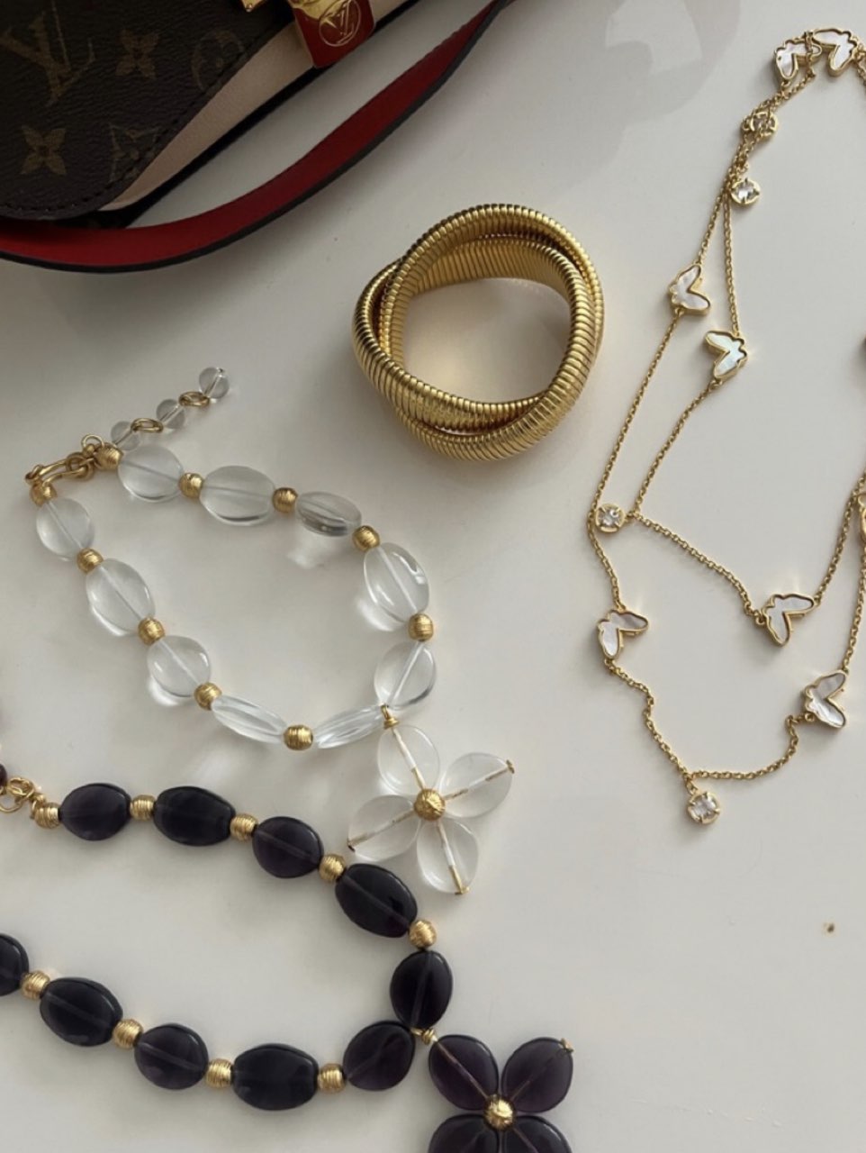 Gold Multi-Strand Coil Bracelet