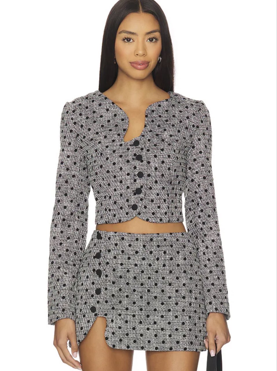 Puzzle Jacket and Skort Set