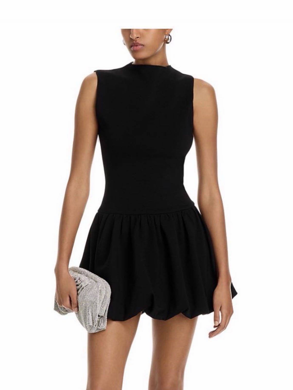 Black bubble dress
