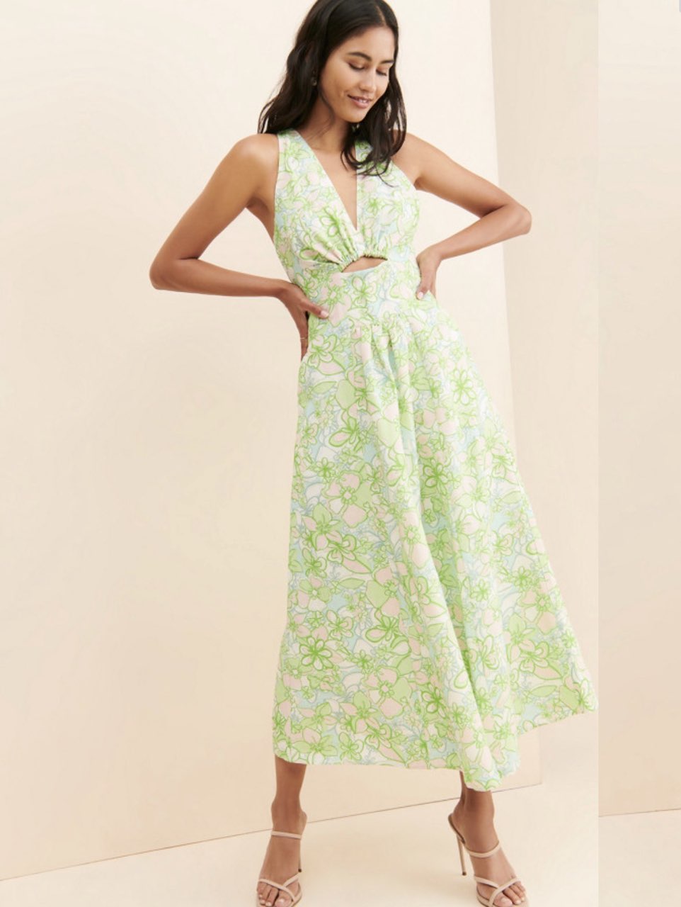 Far Away Midi Dress