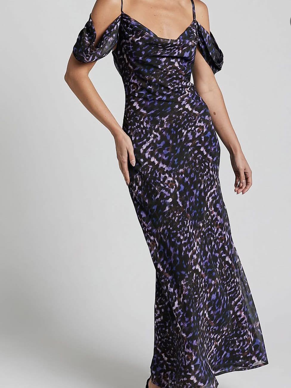 Printing maxi dress