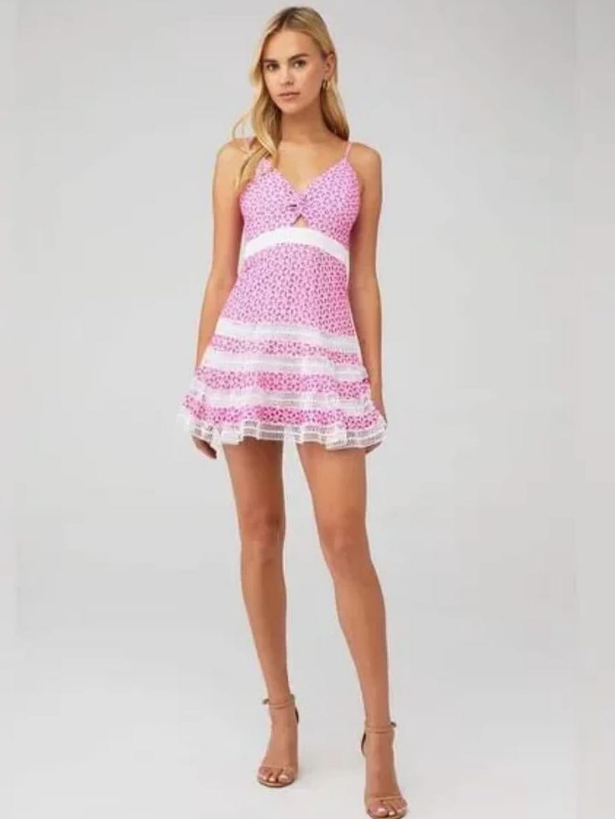pink mini dress