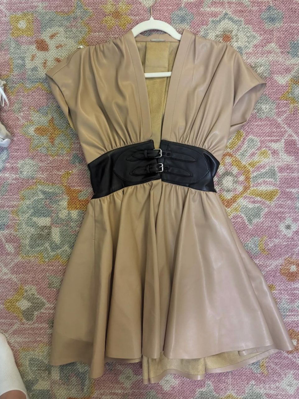 Alexis belted dress