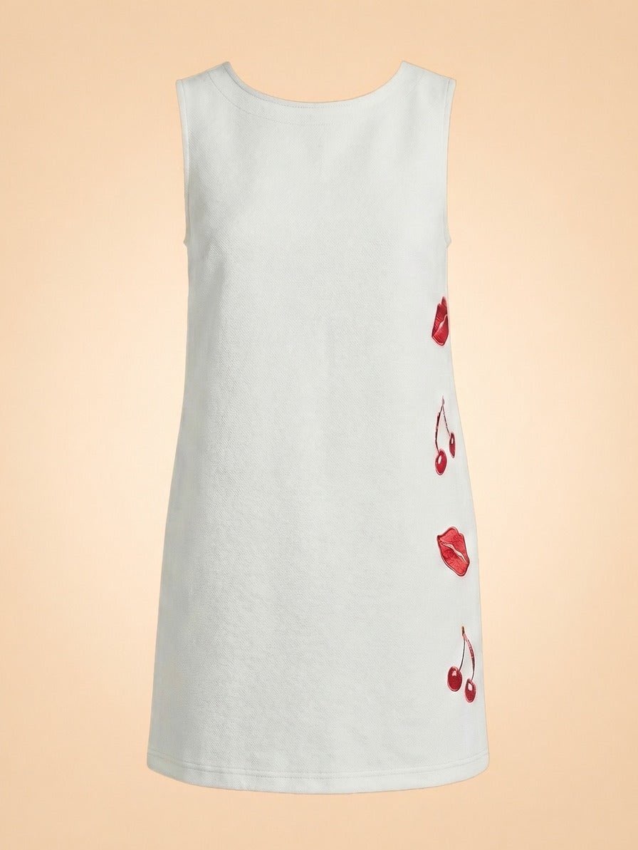 Cherry Lips Shift Dress
