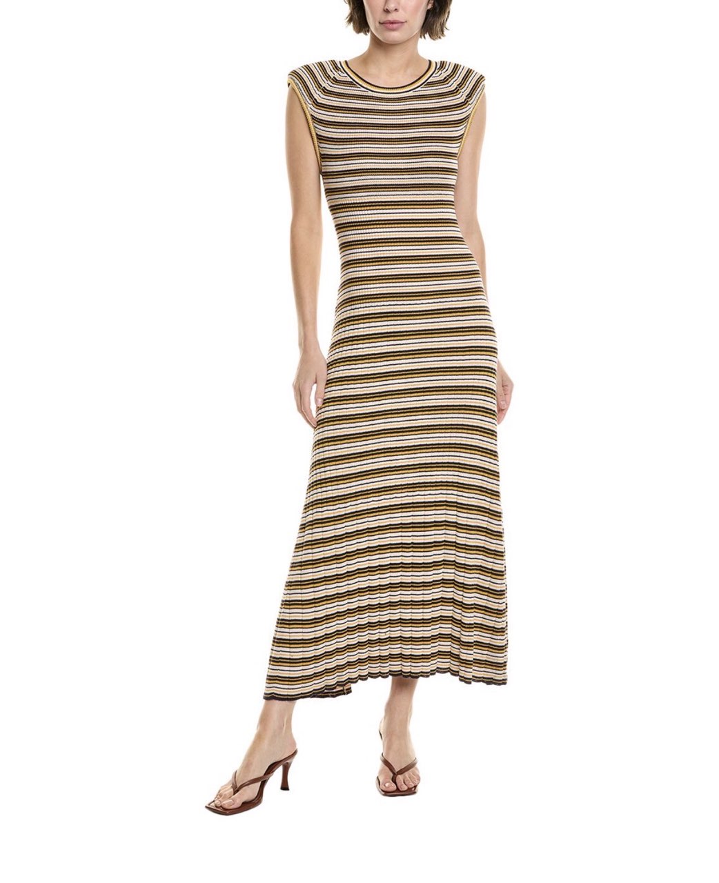 Striped Midi Dress