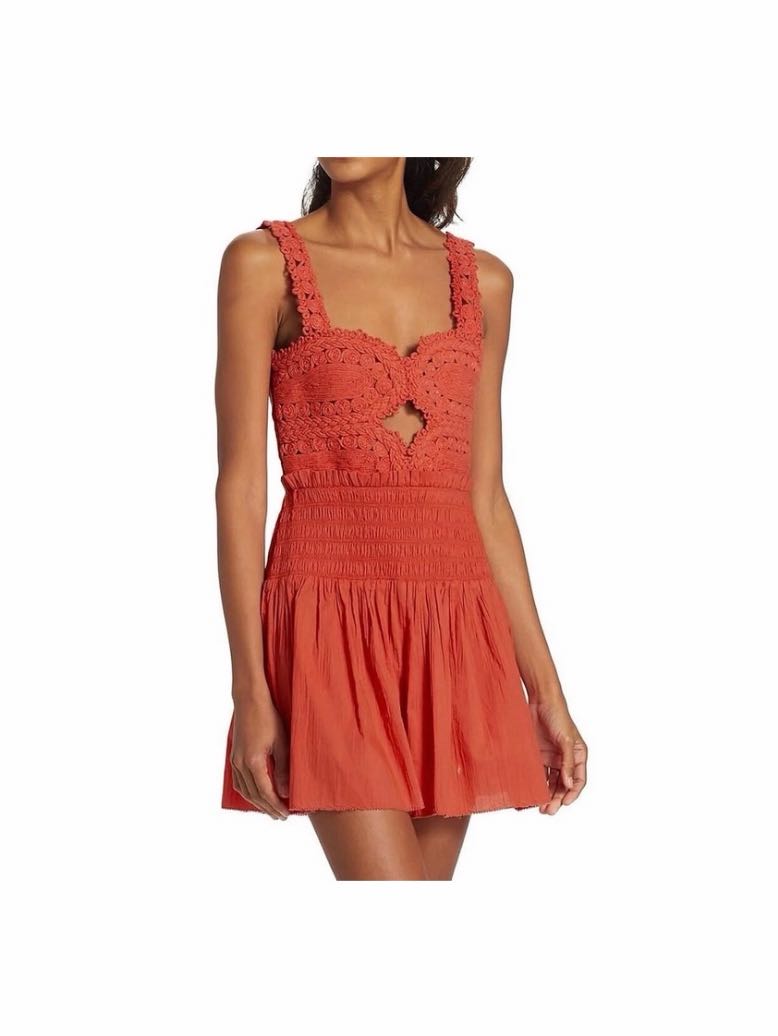 Sea NY Orange Romper