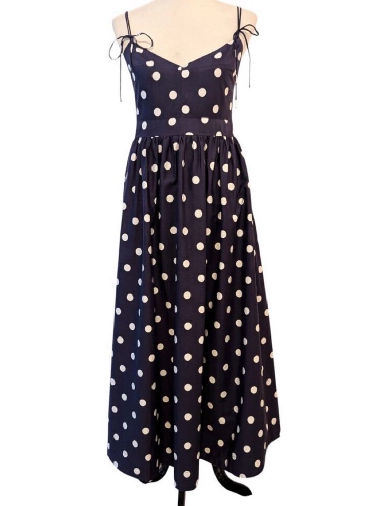 En Saison Bree Polka Dot Dress