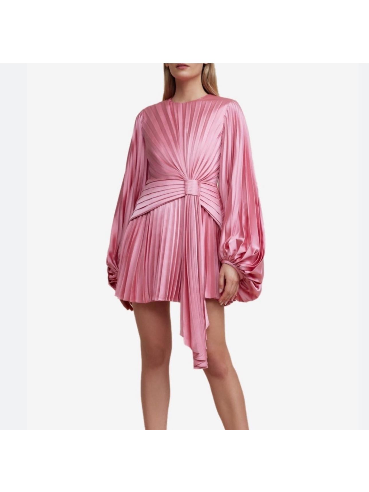 Acler Ashcroft Pleated Mini Dress