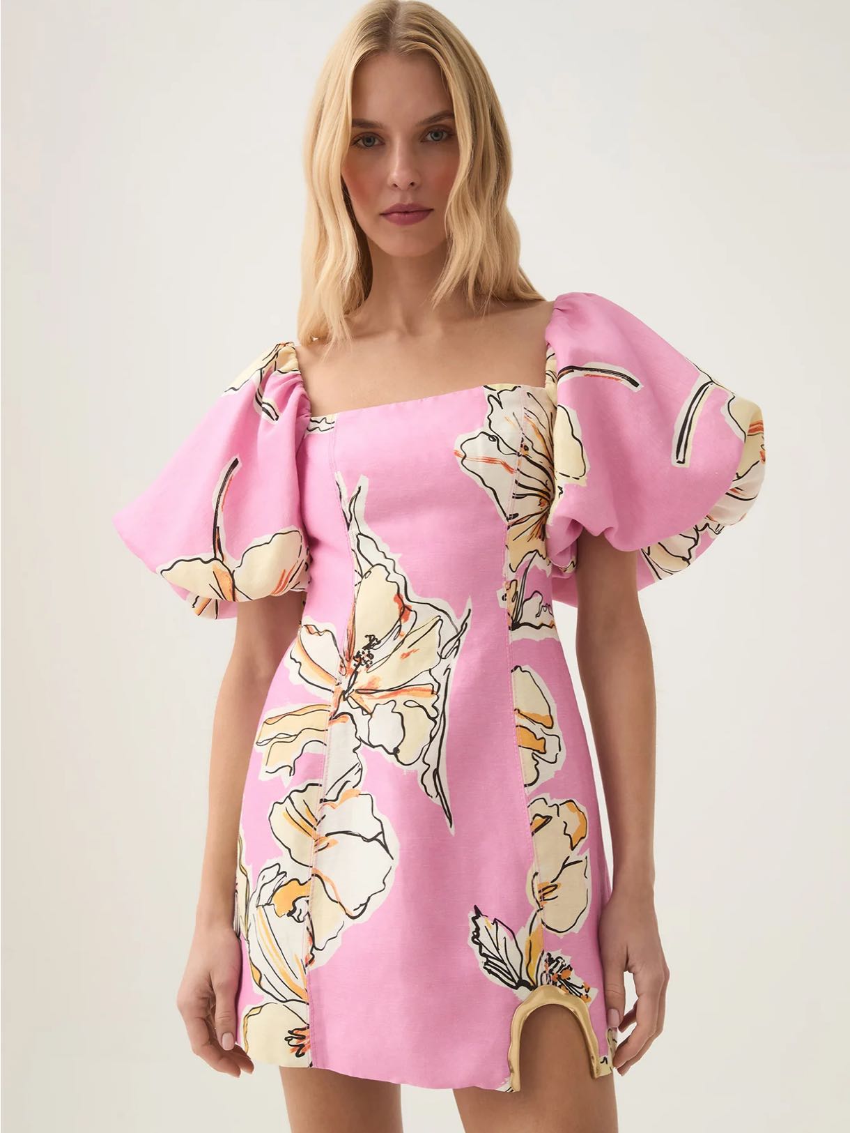 Aje Flourish Mini Dress
