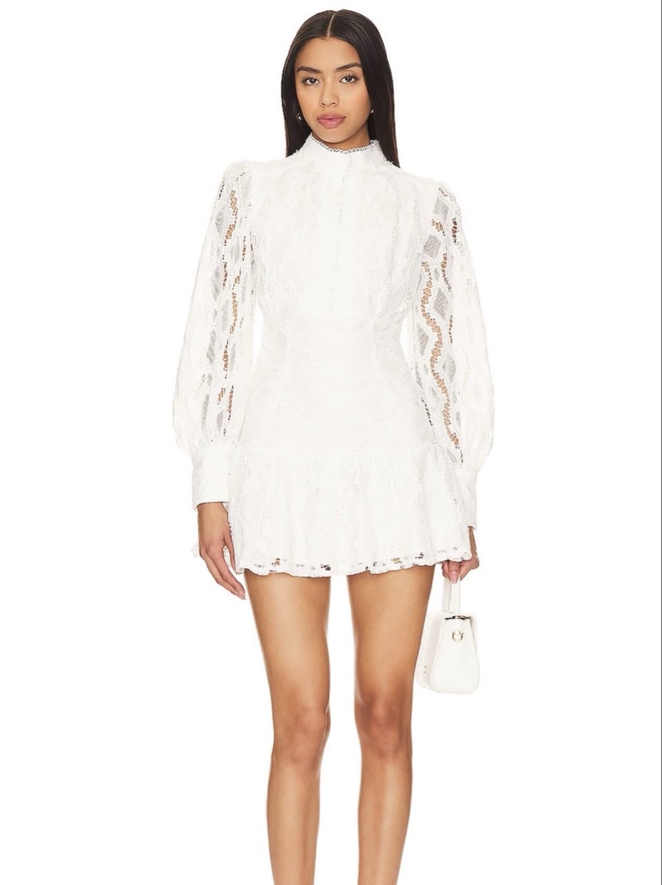 White Bardot dress