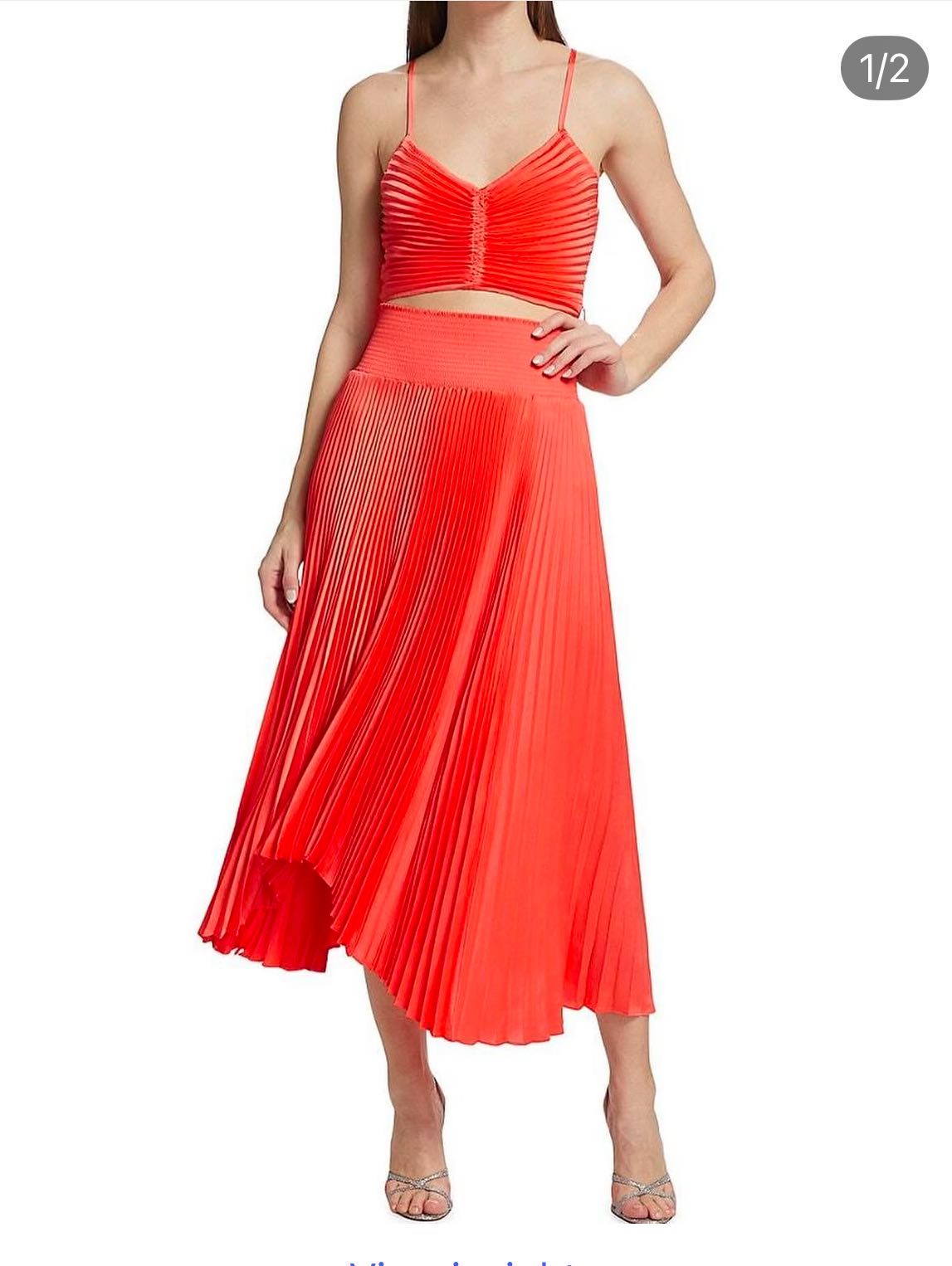 Pleated Orange Set