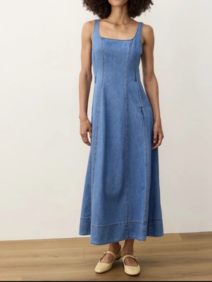 Denim Maxi Dress