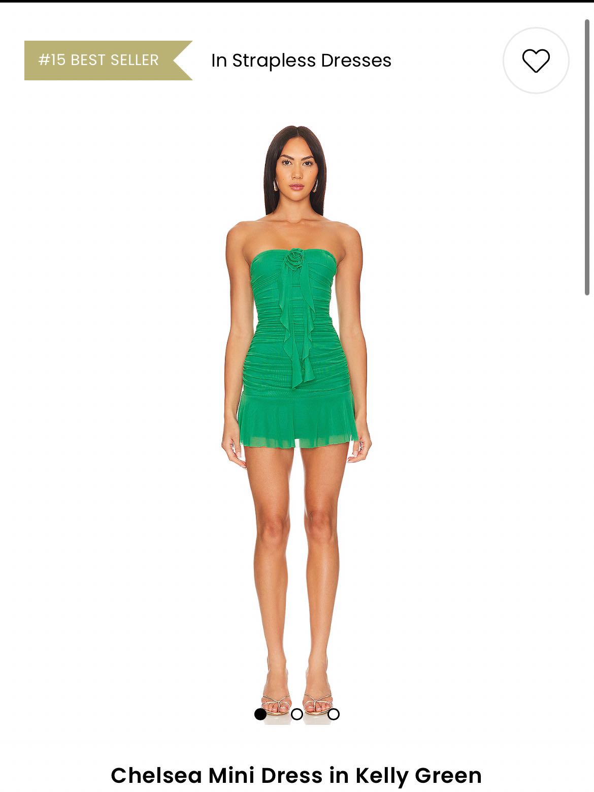 Kelly green mini dress