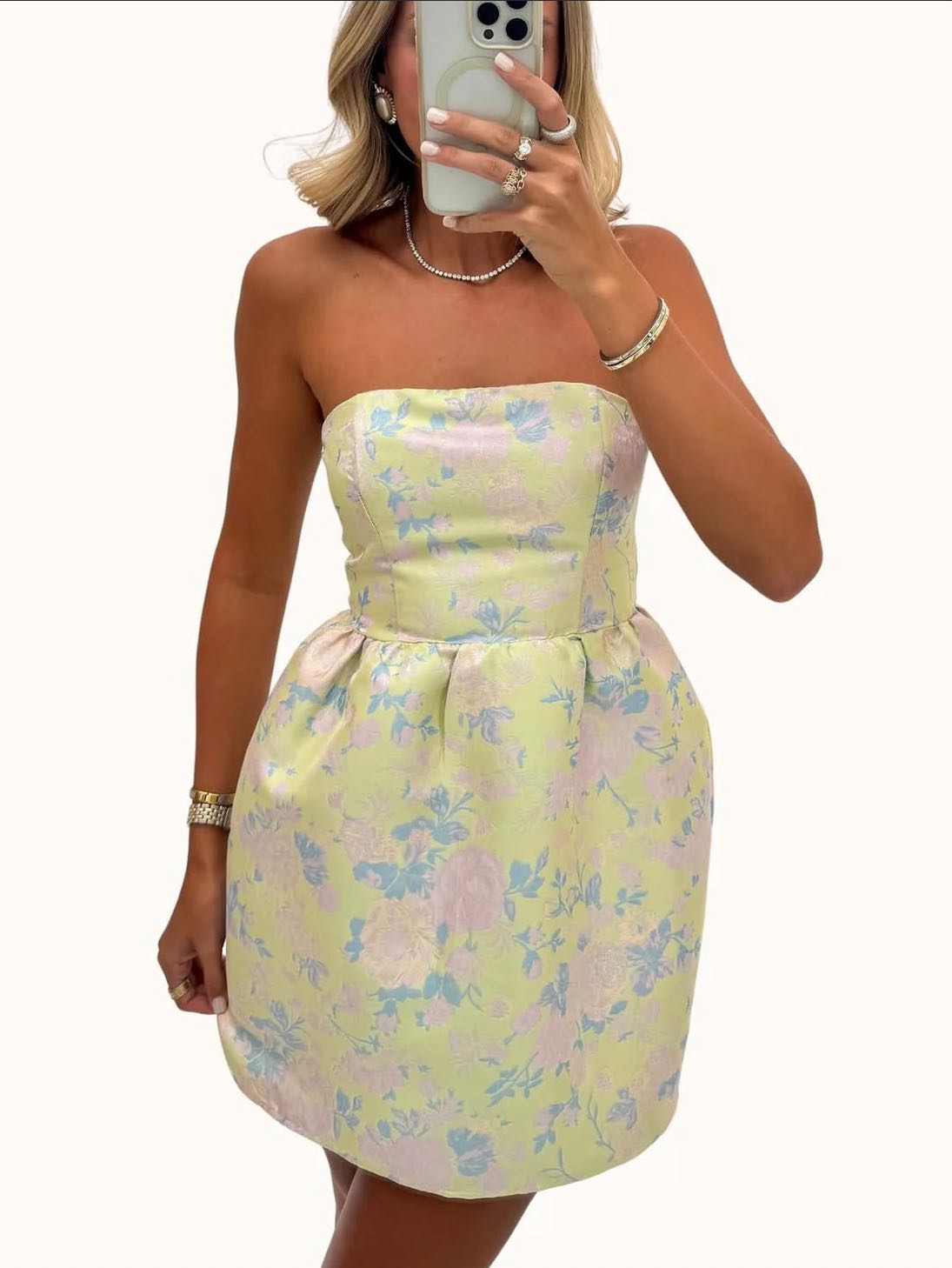 Yellow Floral Dress
