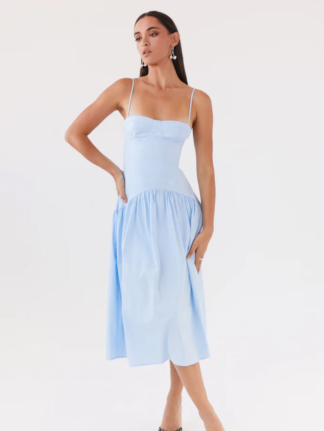 Yvette Corset Midi Dress