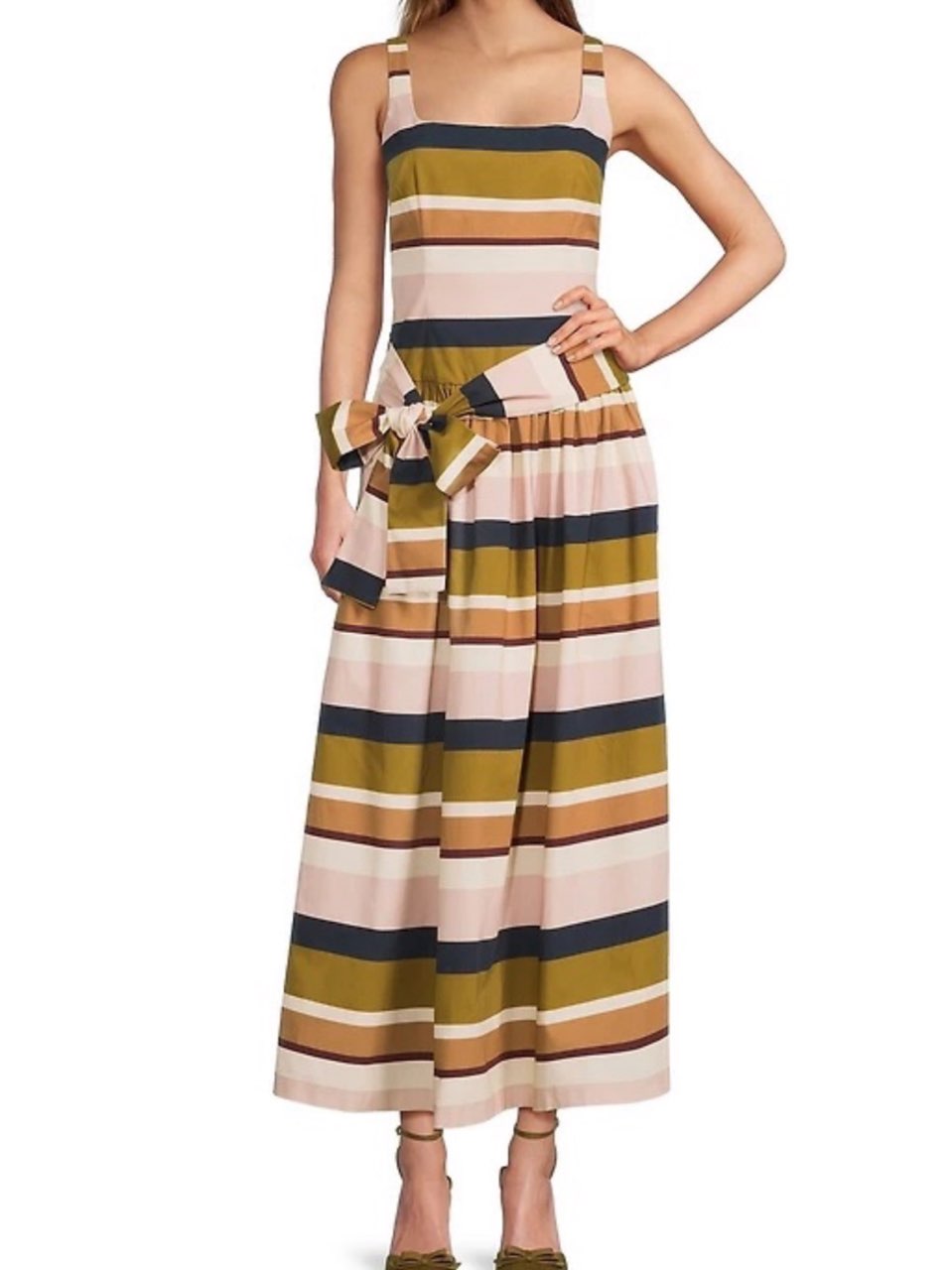 Antonio Melani x The Style Bungalow Striped Maxi