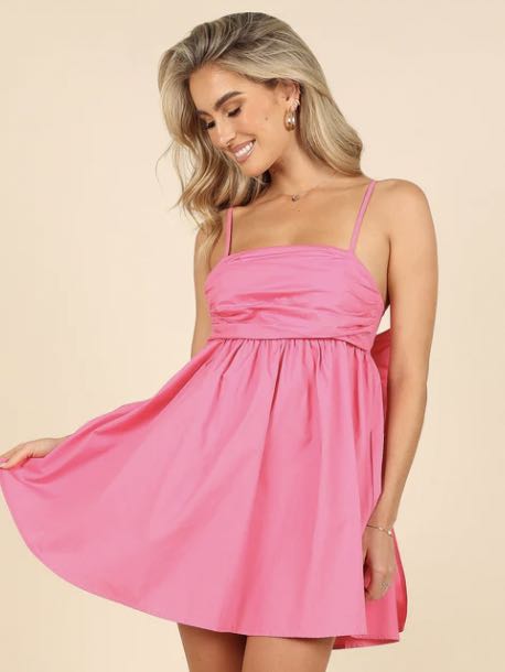 Alice Bow Back Mini Dress