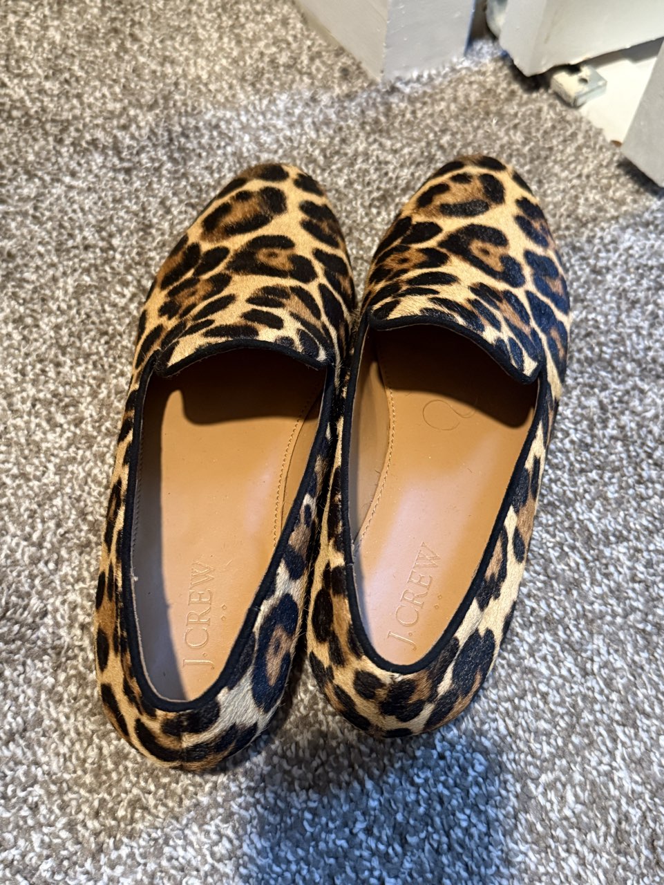 Leopard Jcrew Loafers