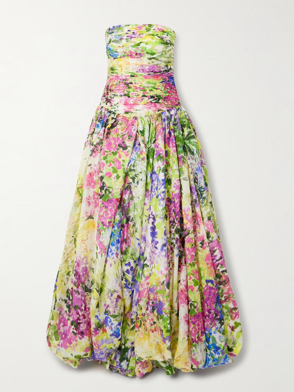 Aje Dahlia strapless gown