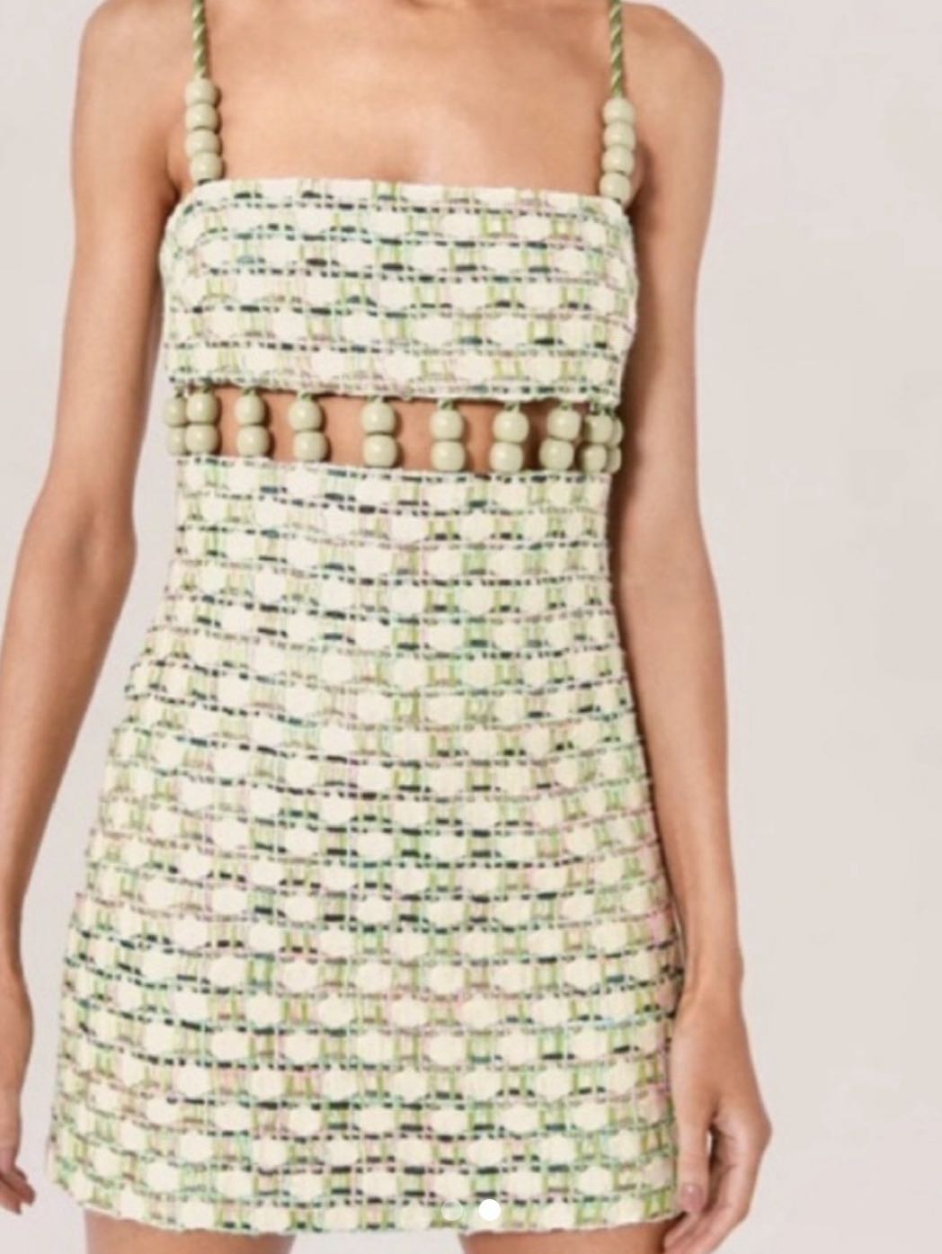 Green Tweed Dress