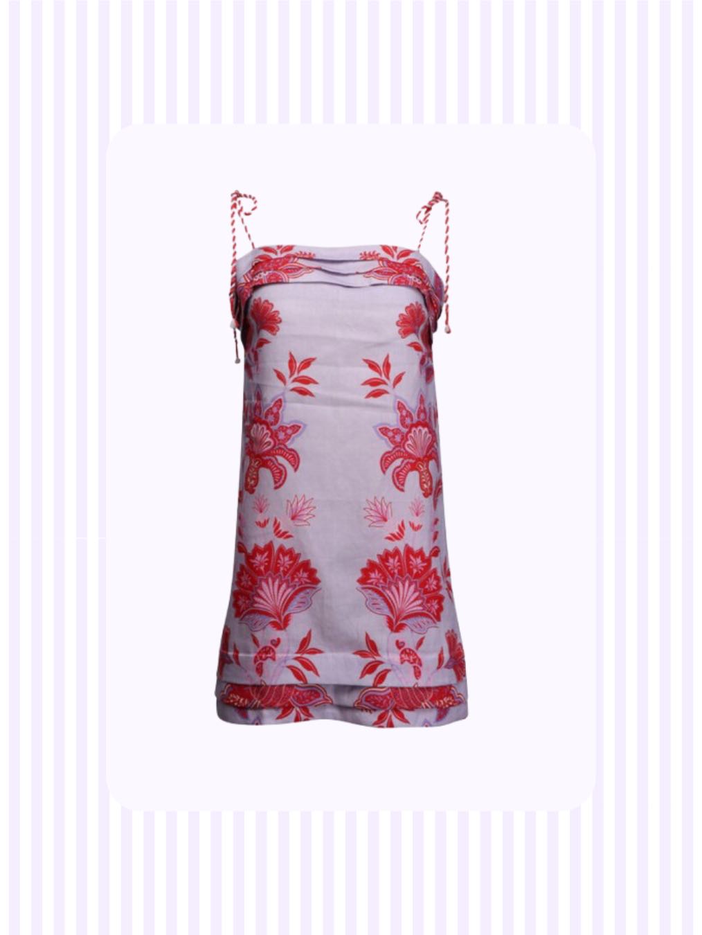 Floral Strap Mini Dress