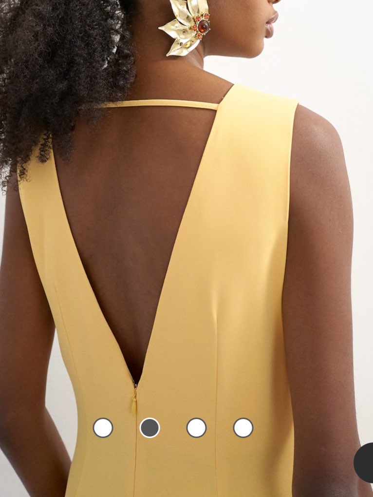 Vneck and vback maxi formal dress