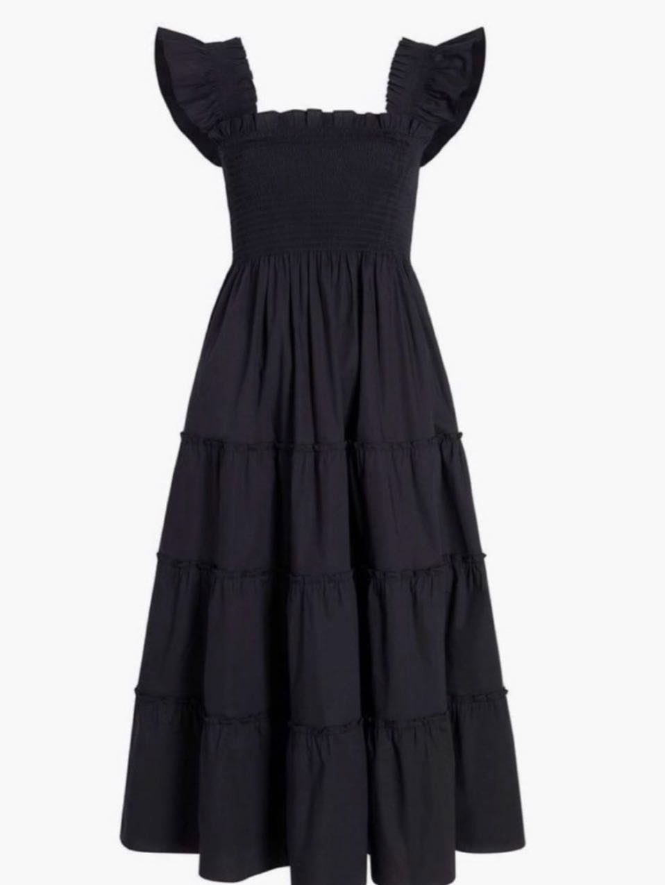Ruffled Midi Dress