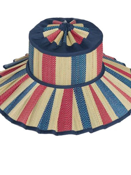 Lorna Murray X Kathy Hilton July Stripe Hat
