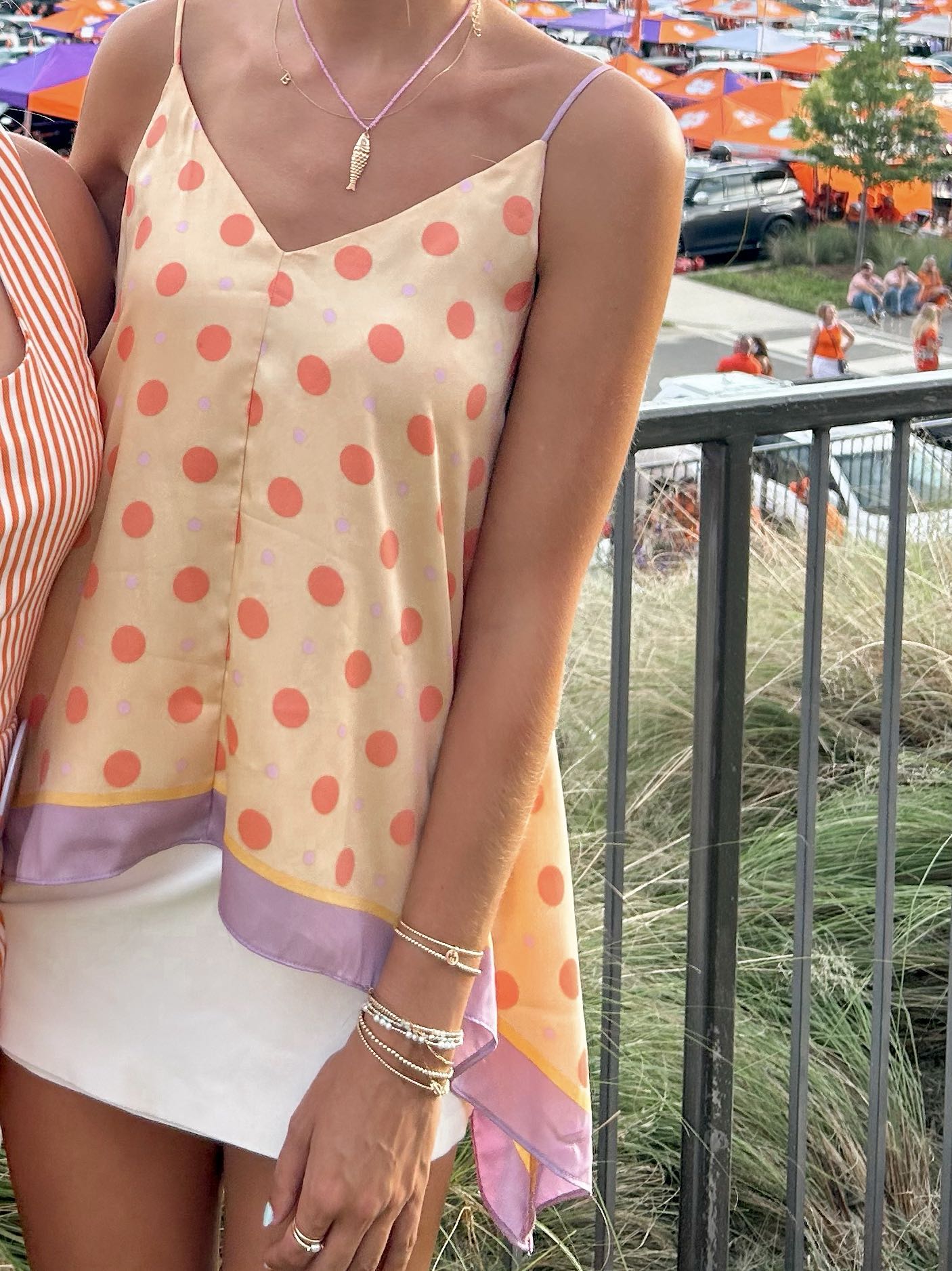 Purple and Orange Top