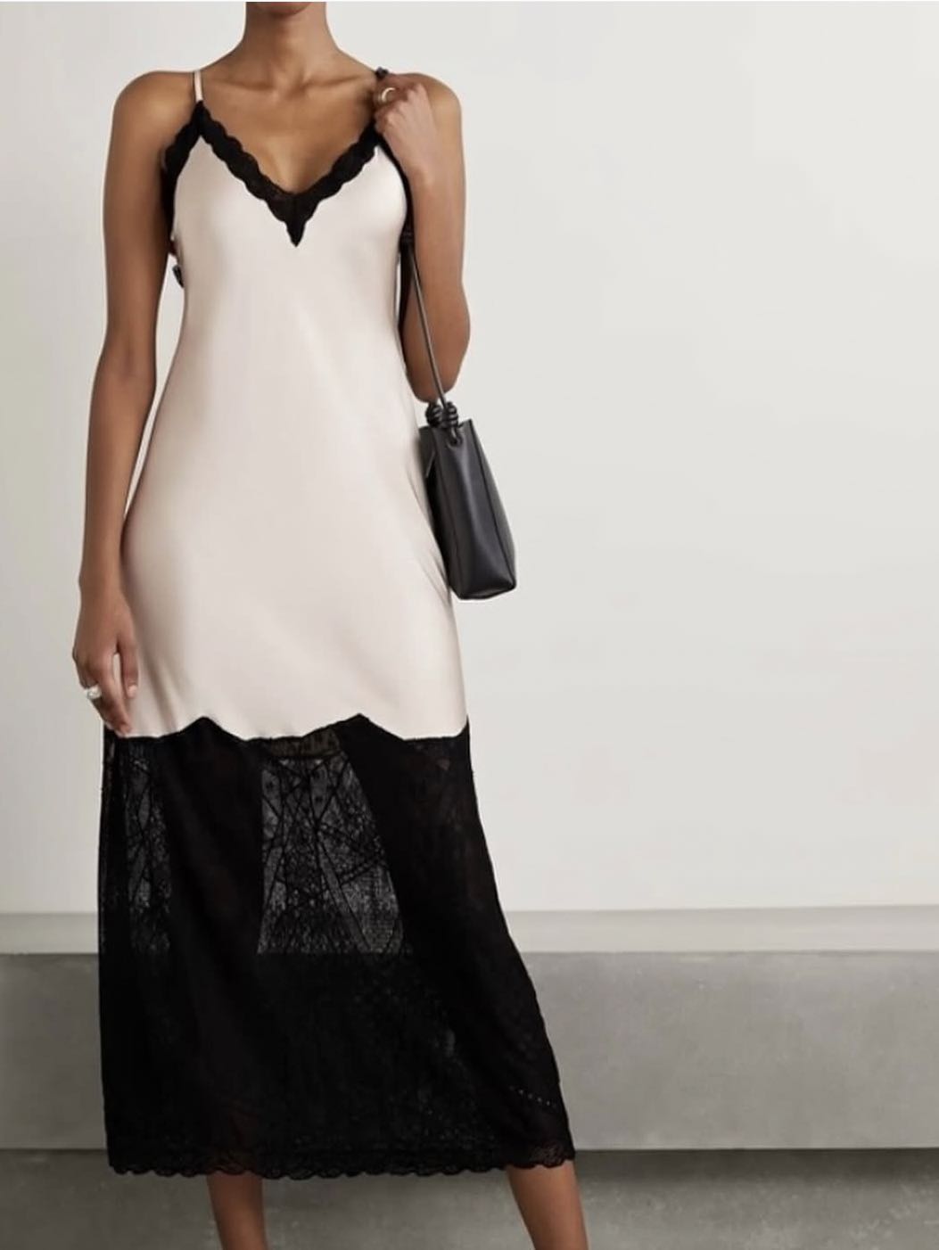 Silk midi dress