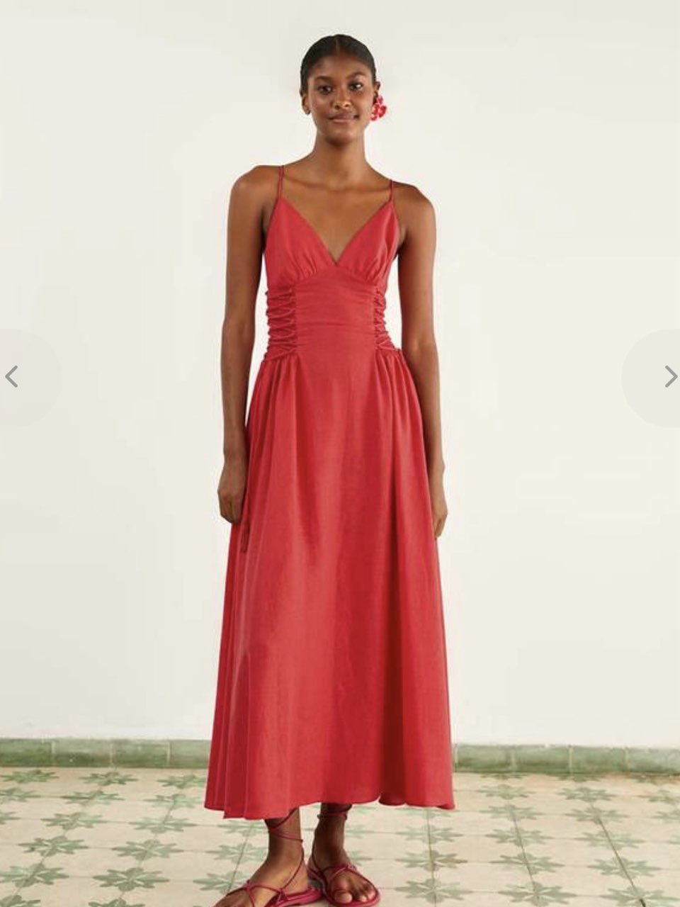 Red Midi Dress