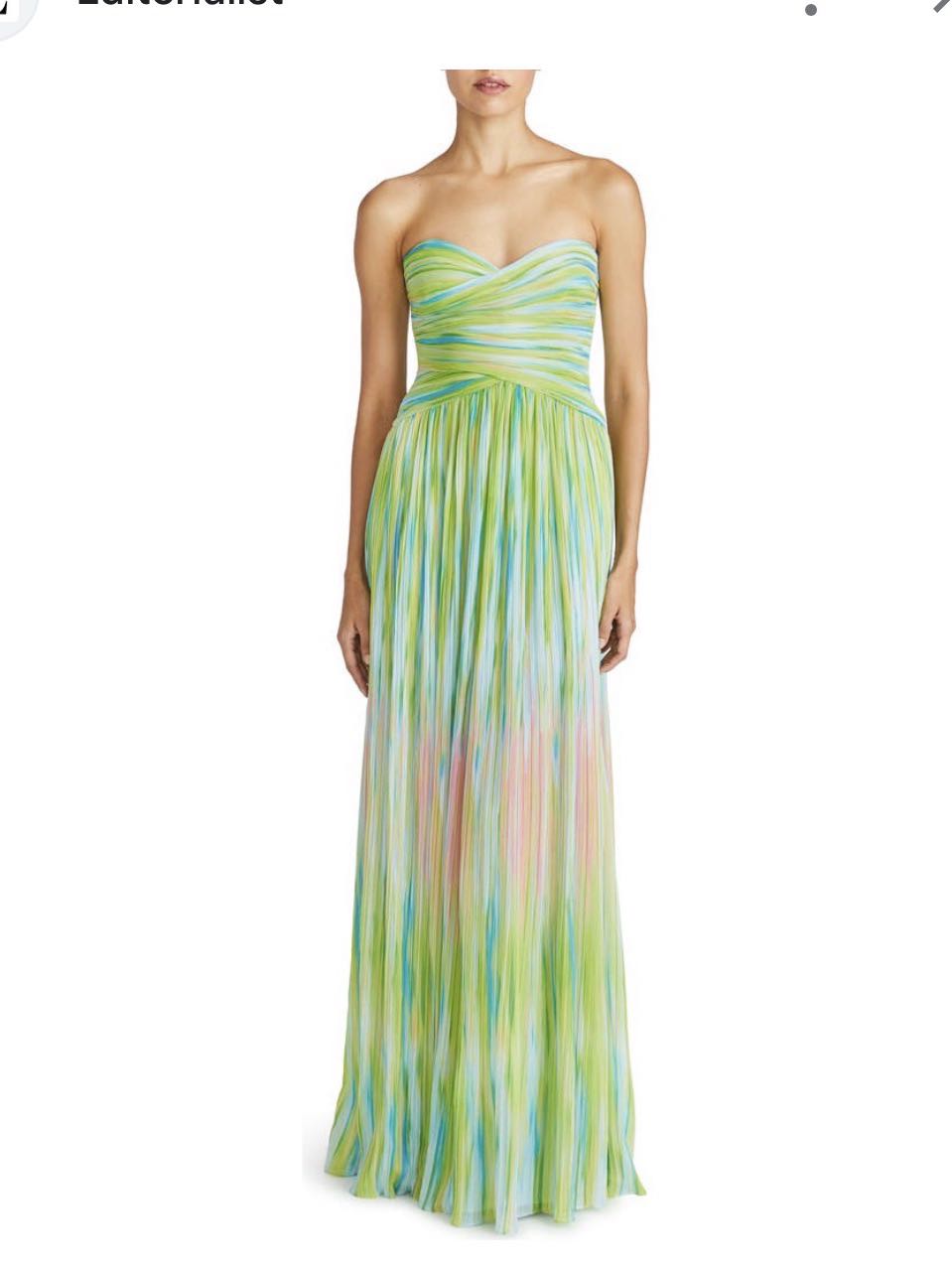 Monique LHuillier Green Dress