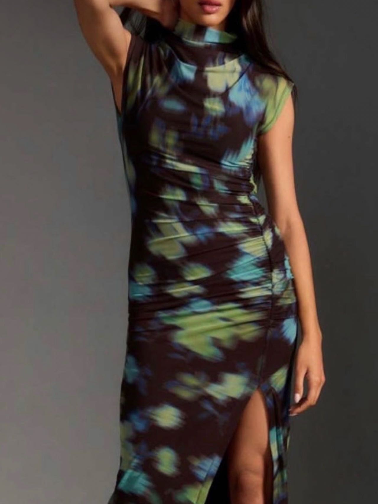Multicolored long dress