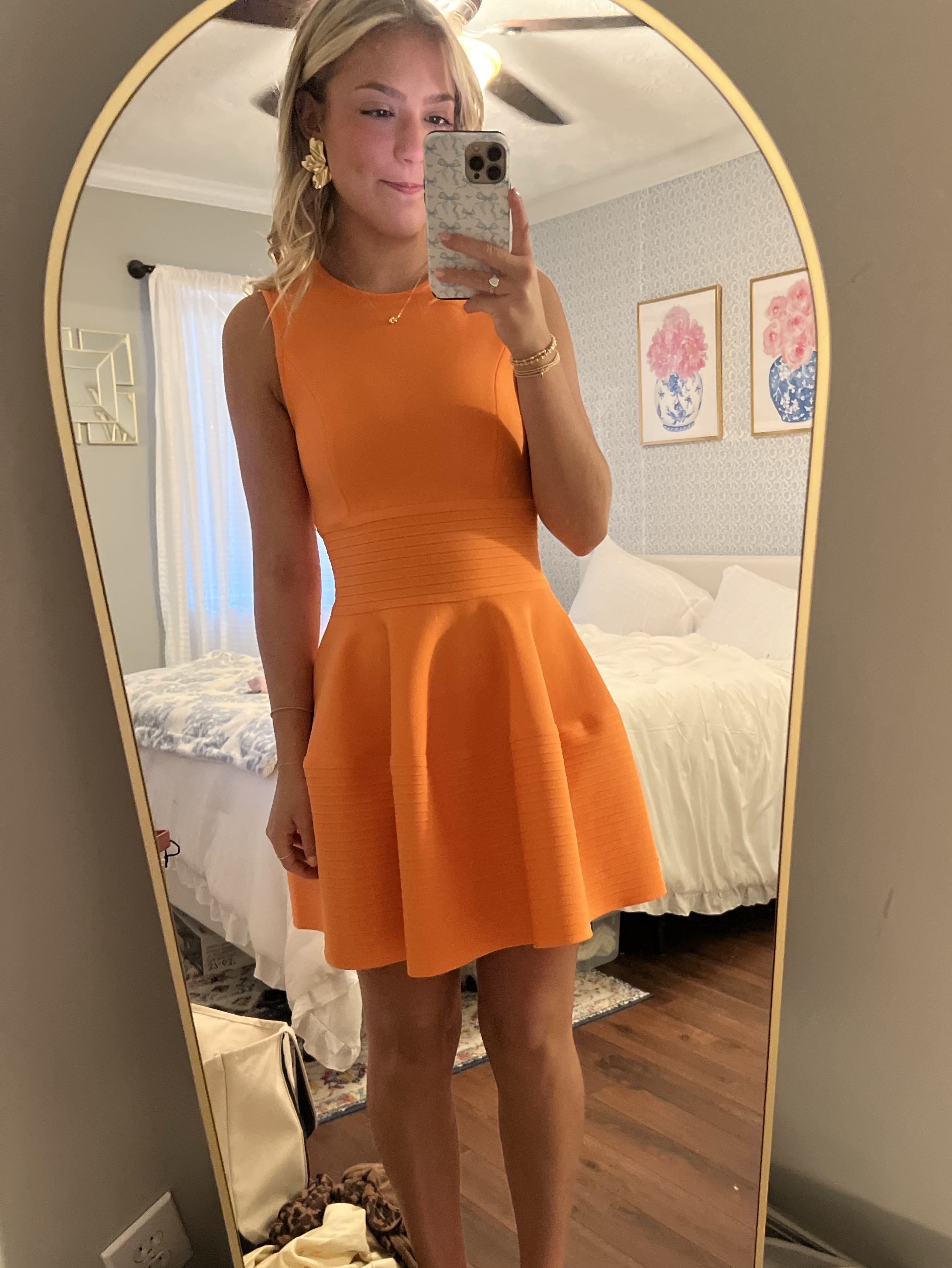 Orange Magnetism Dress
