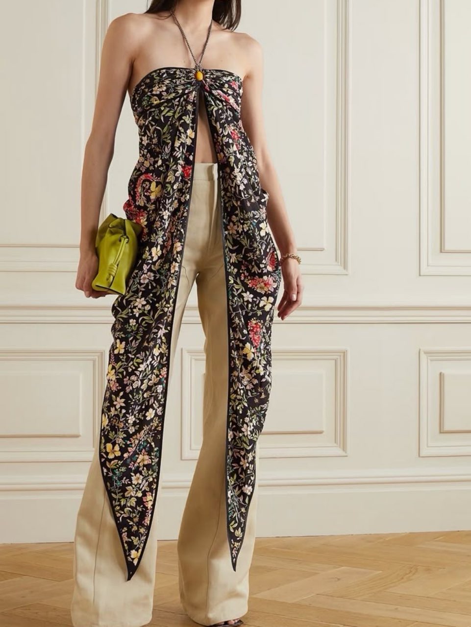 Johanna Ortiz Sacred Valley Floral Halter Top