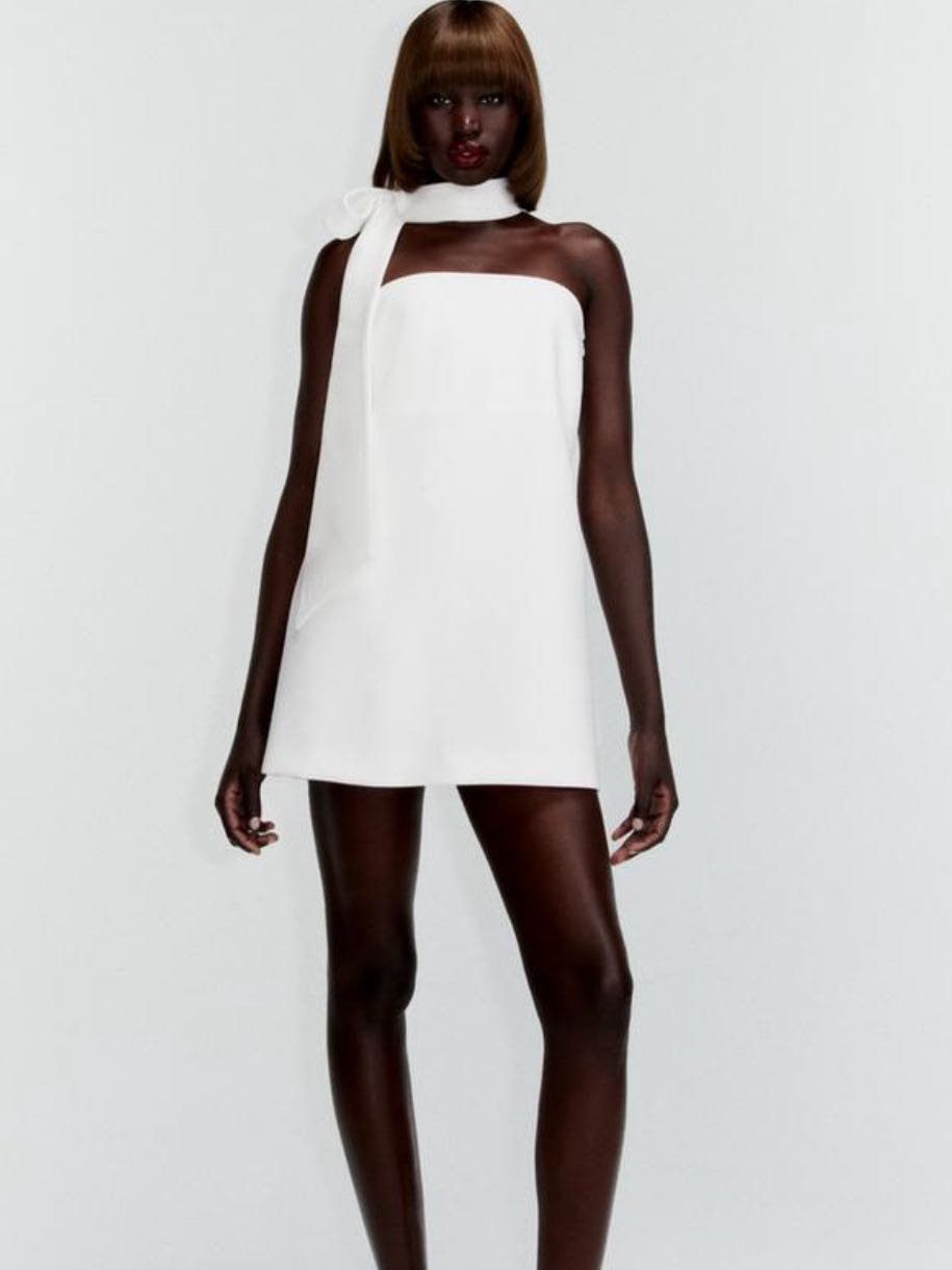 Zara White Mini Dress