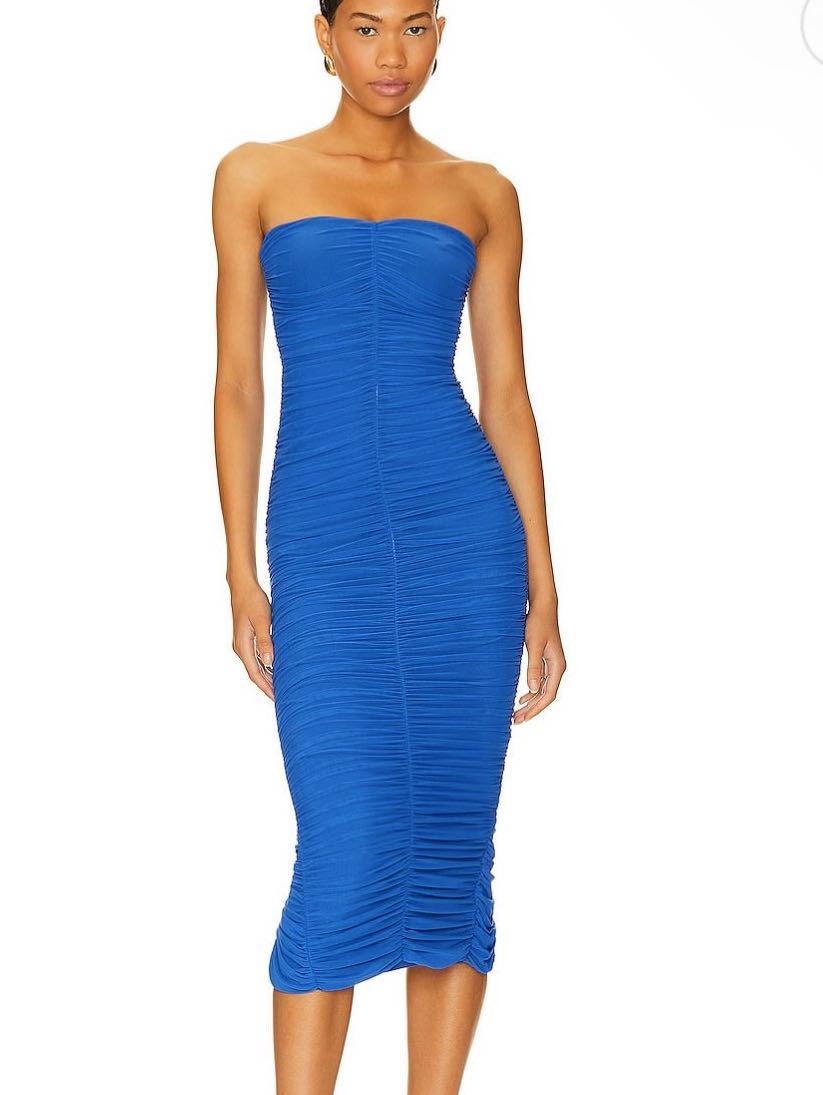 fitted midi dress