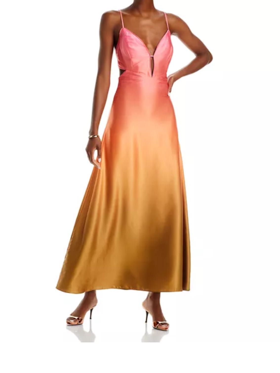Karlotta Ombré Slip Dress
