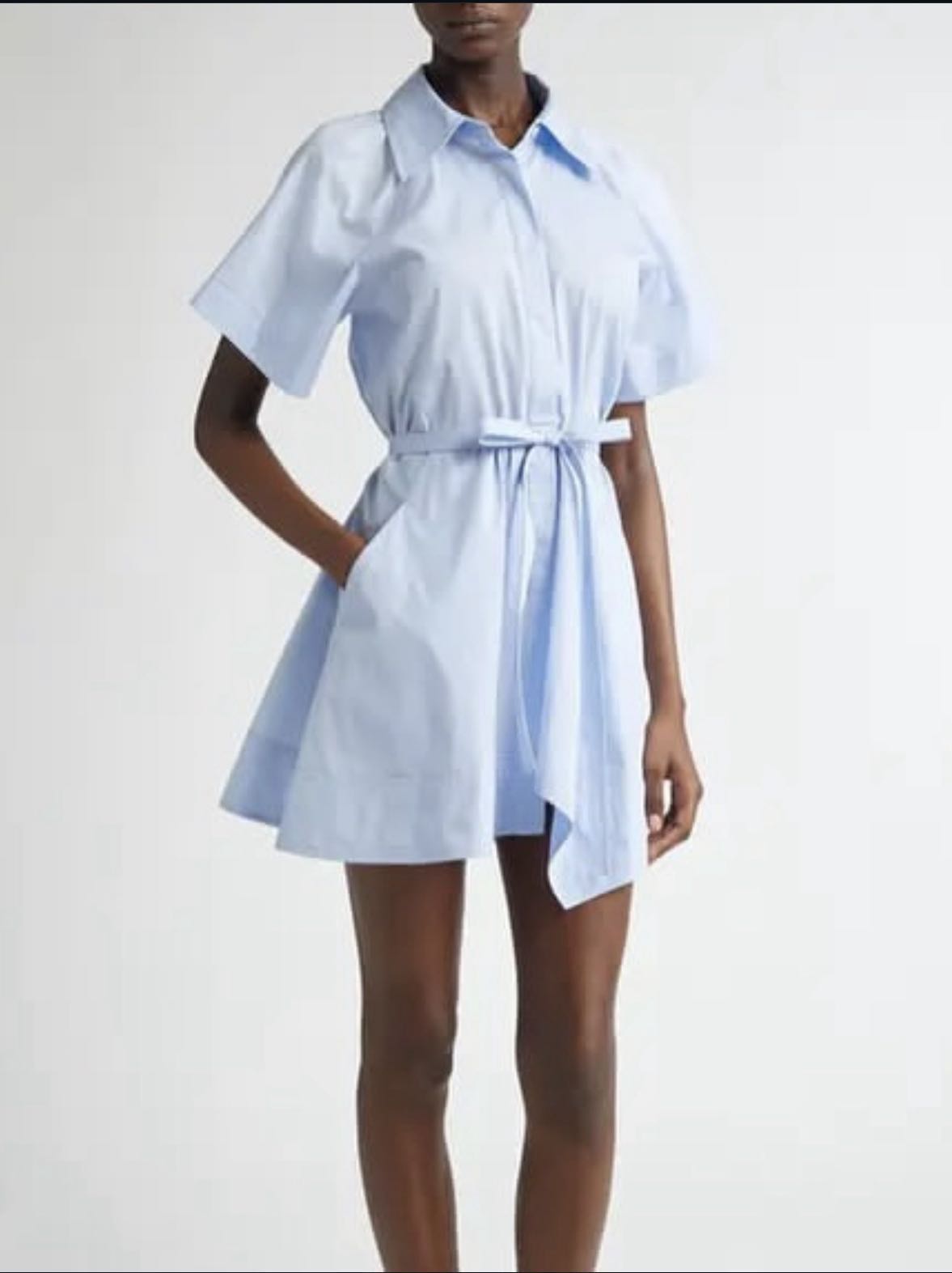 A.L.C Light Blue Shirtdress