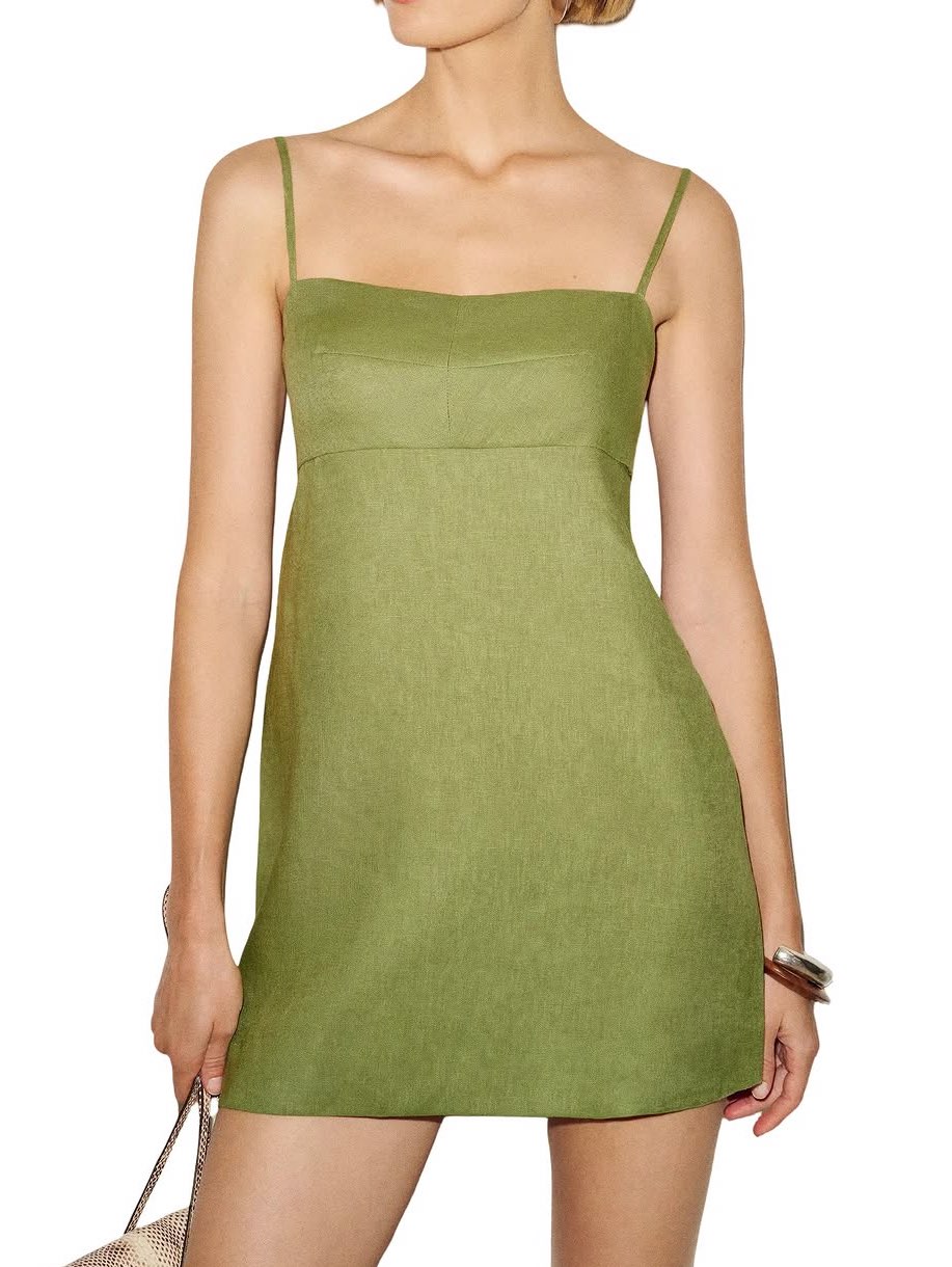 REFORMATION Linen Mini Dress
