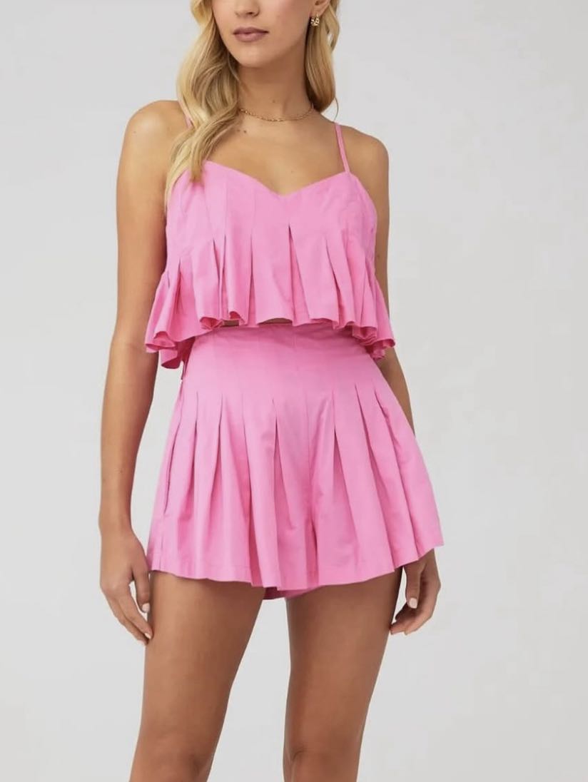 Free people pink set