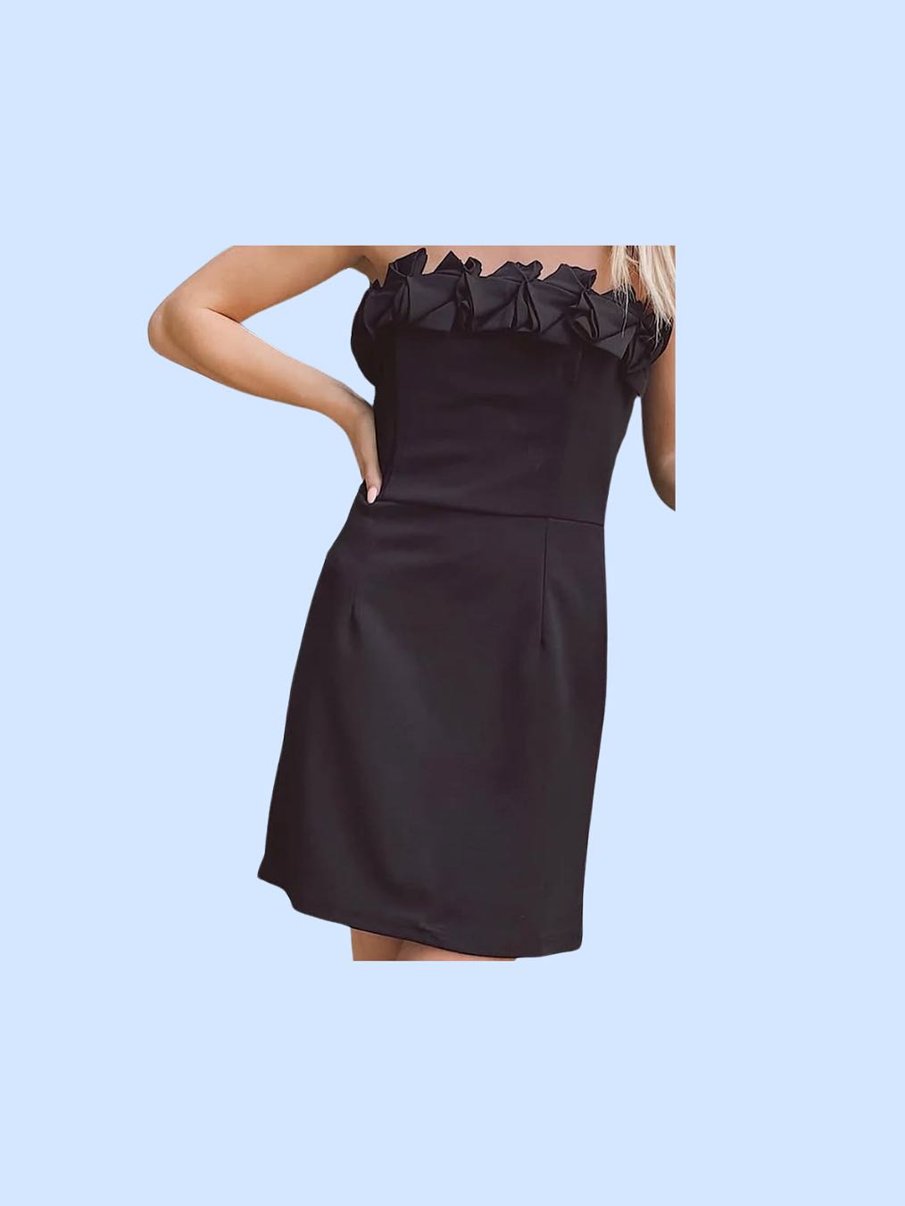 black She+Sky mini dress!