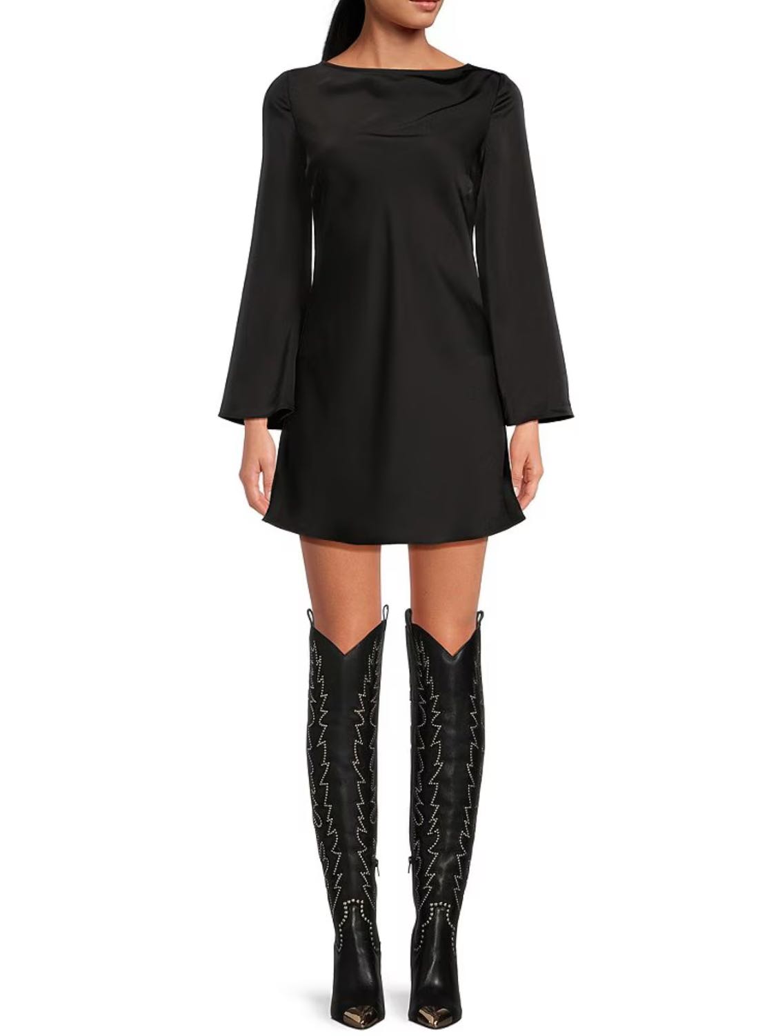 Mini black dress