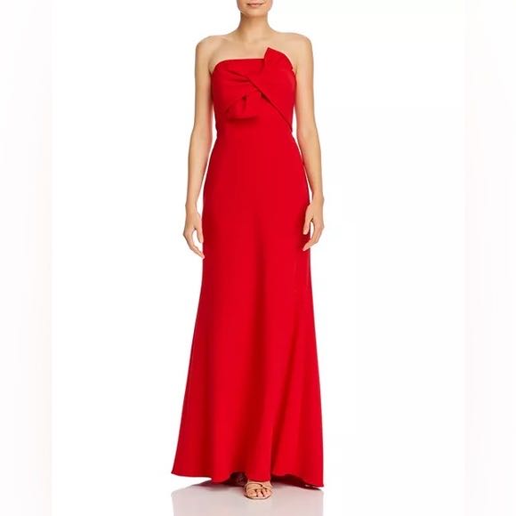 red formal dress