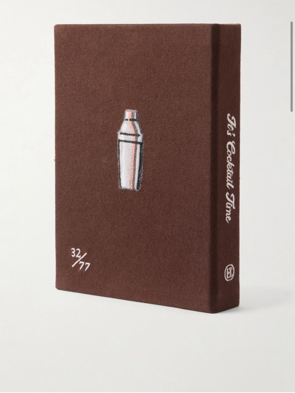 It's Cocktail Time Embroidered Book Clutch