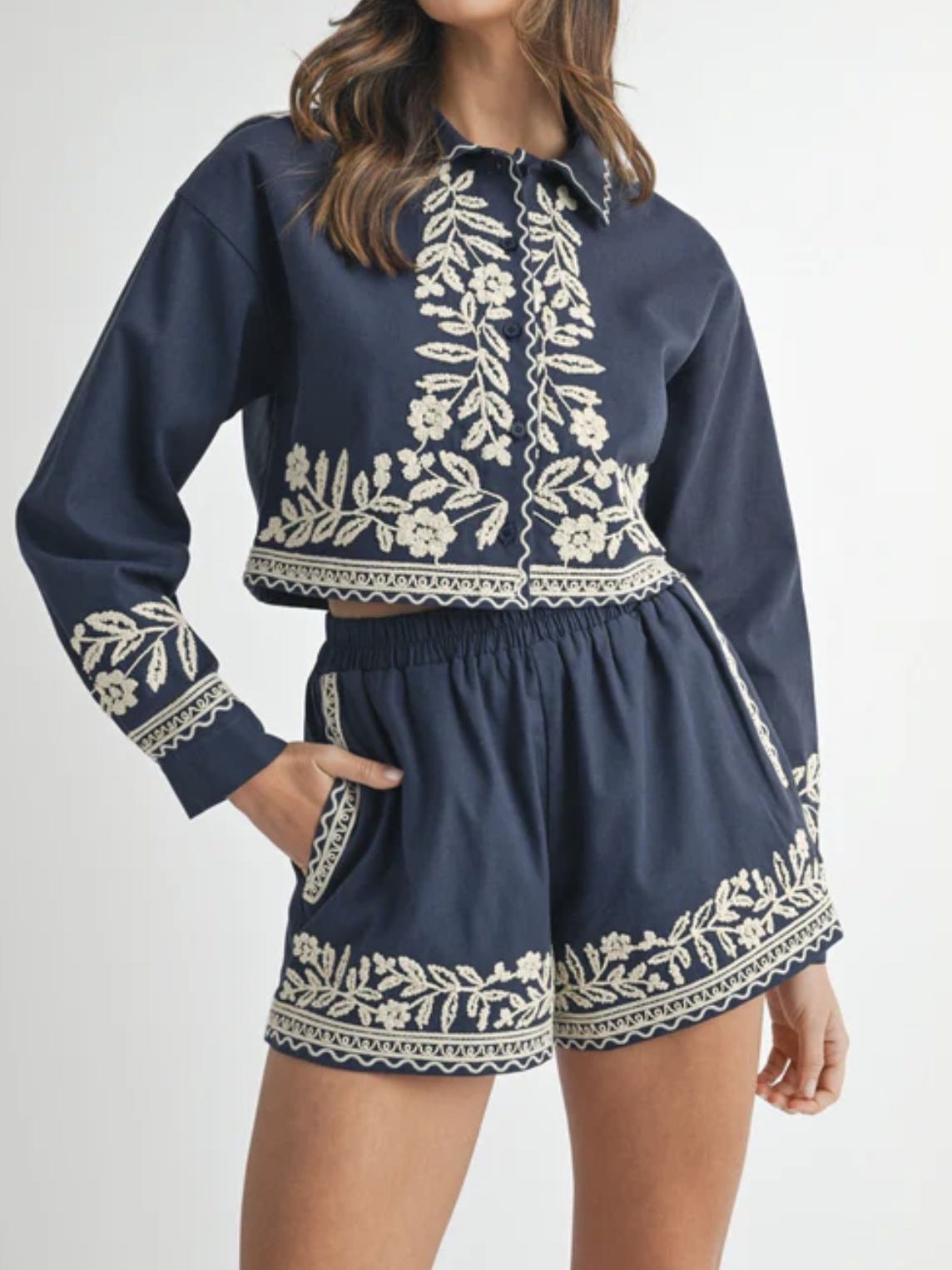 Long sleeve & short set
