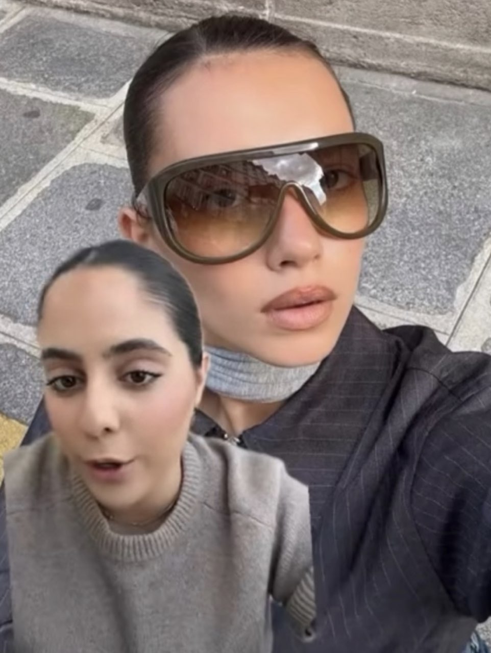 Balenciaga Oversized Shield Sunglasses