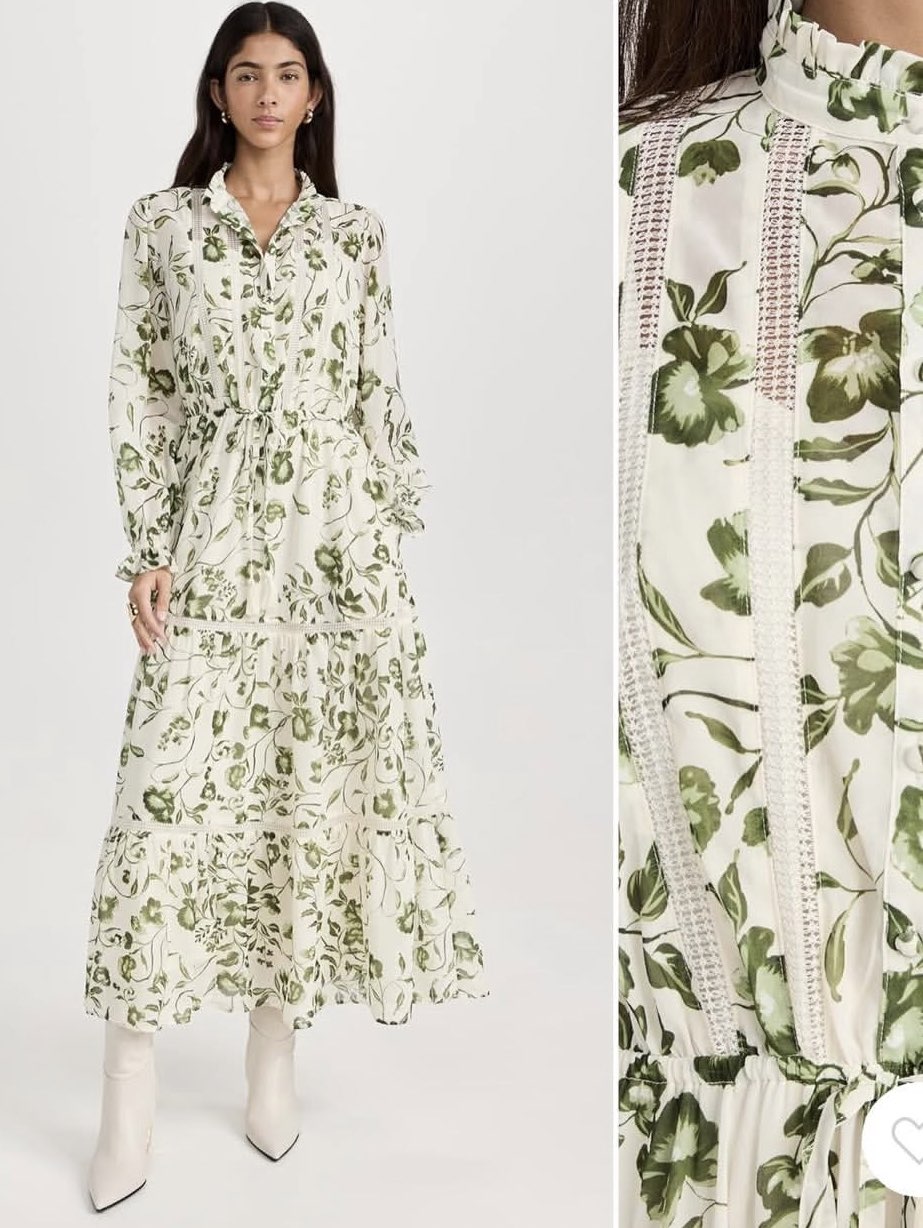 Floral Tiered Midi Dress
